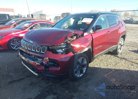 2022 Jeep Compass Limited 4X4 z USA, uszkodzony, nr VIN 3C4NJDCB5NT115100